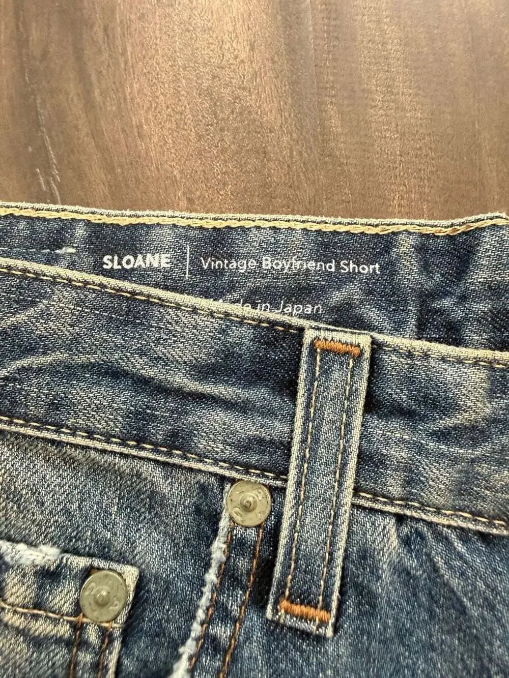 AG AG-ED Denim Sloane Vintage Boyfriend Denim Shorts
